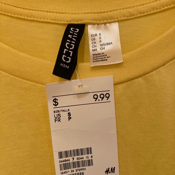 H&M yellow tee shirt - Picture 2 of 2